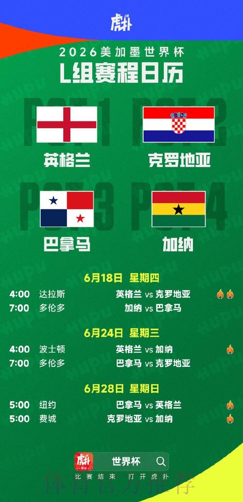 2026世界杯小组赛赛程今日比赛时间表免费观看